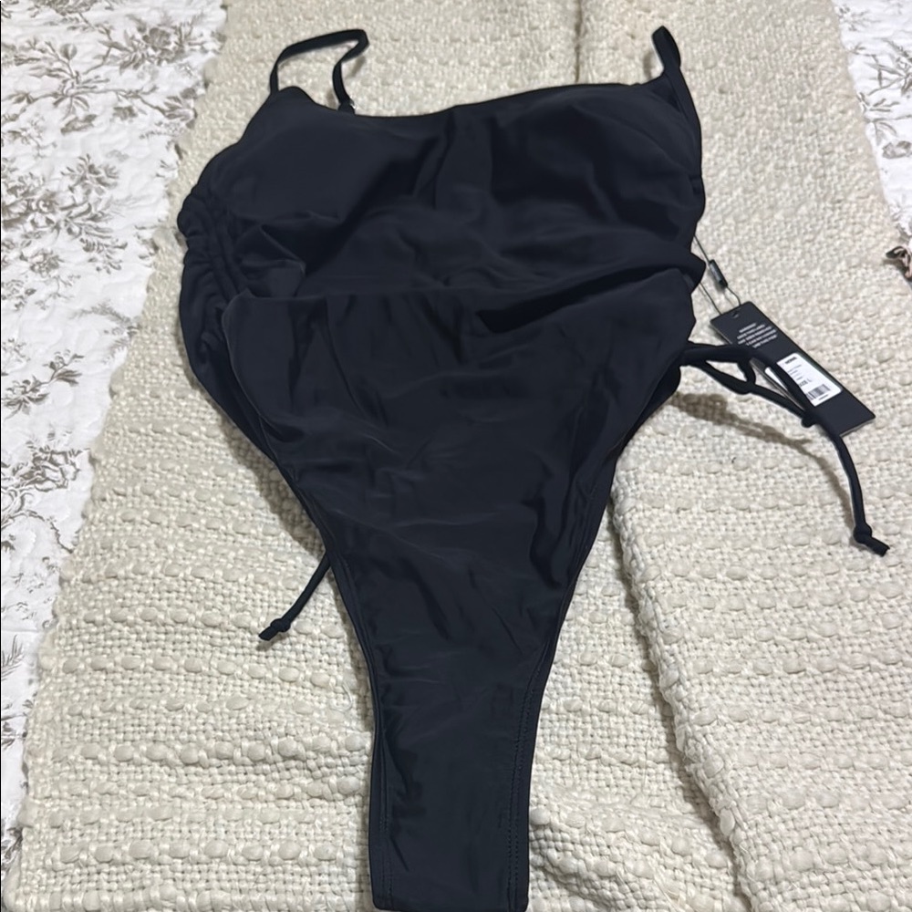 Black One-Piece Swimsuit